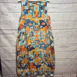 Orientique linen blend Dress